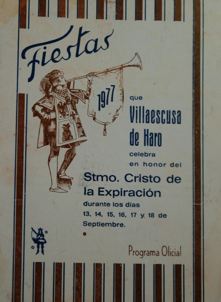 Fiestas patronales en honor a Nuestra Señora de Favor y Ayuda y el Santísimo Cristo de la Expiración 1977 Villaescusa de Haro